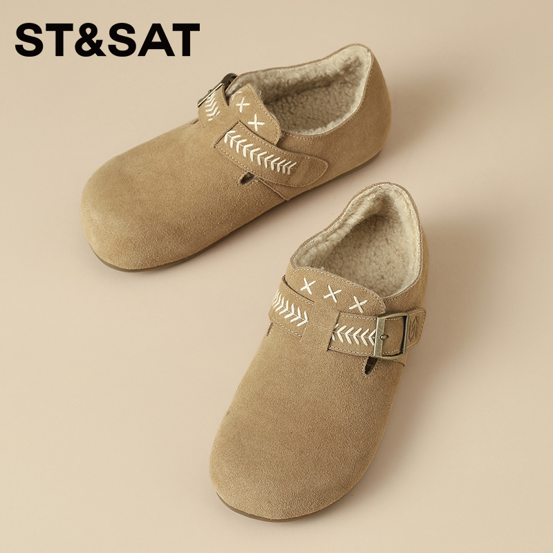 星期六2025新款厚底增高勃肯鞋