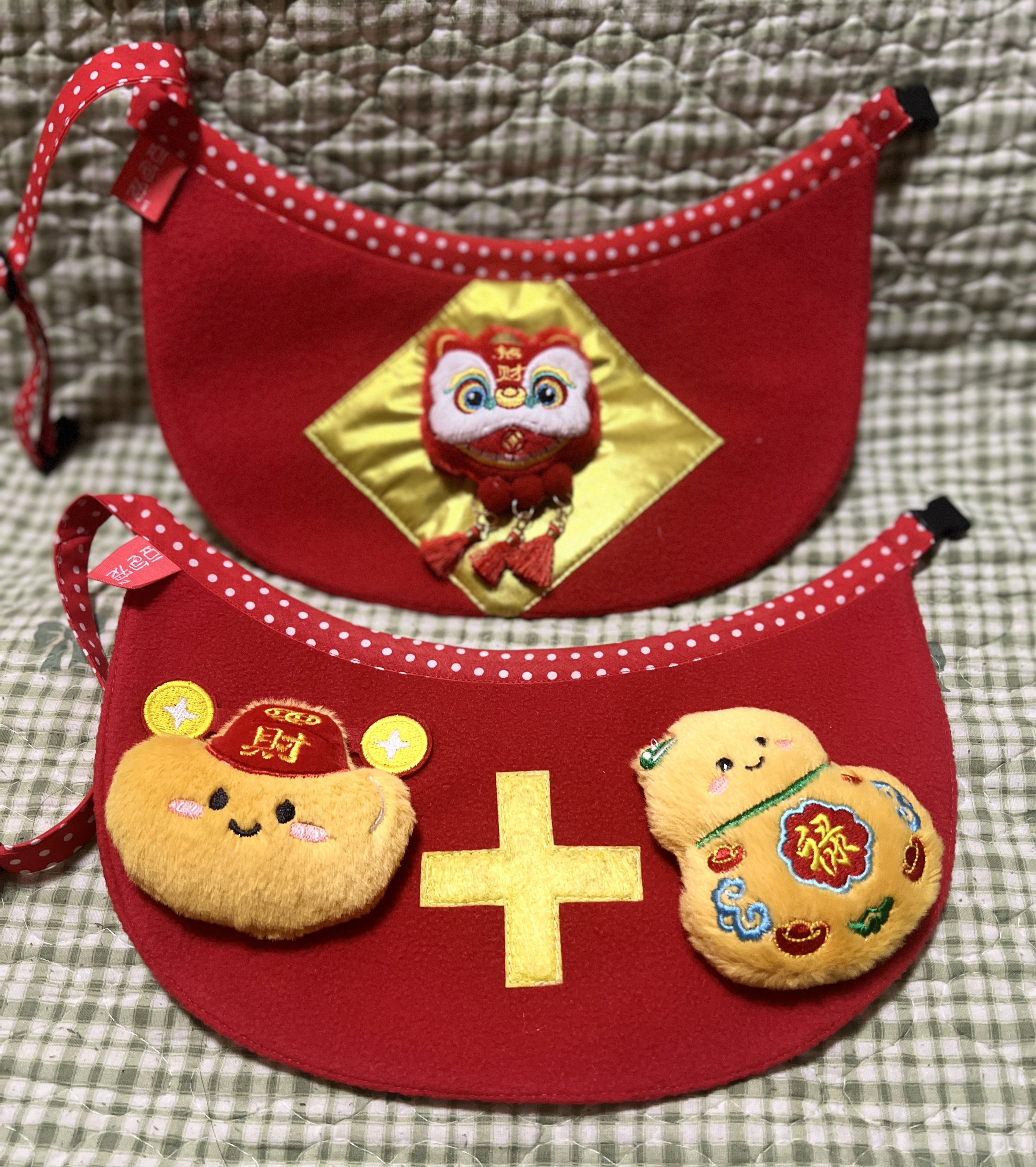 2026年新年新款红色过年款防水大狗口水巾,宠物/宠物食品及用品,围巾/口水巾,淘宝优惠券,粉丝福利购,淘宝优惠卷