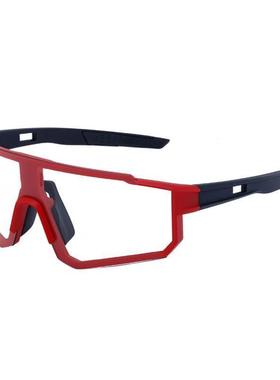 变色偏光山地公路自行车骑行眼镜近视防风沙运动跑步护目镜男款女