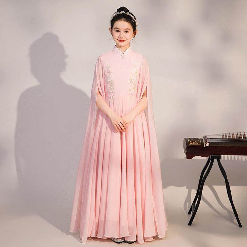 超仙女童古筝演出服中国风飘逸水袖合唱服钢琴表演服比赛考级礼服,童装/婴儿装/亲子装,唐装,淘宝优惠券,粉丝福利购,淘宝优惠卷