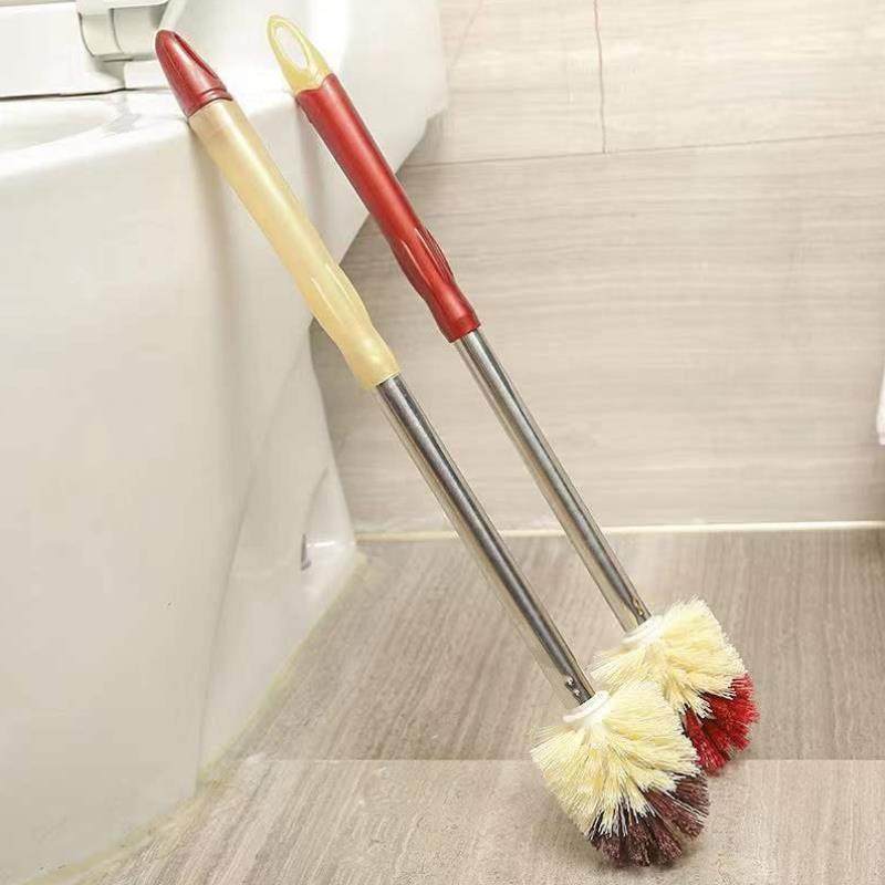 超长不锈钢创意加长杆洗厕所蹲坑马桶刷子清洁卫生间长把柄蹲厕刷
