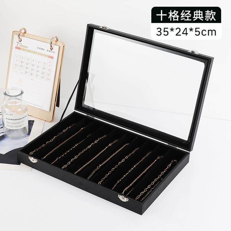 项链收纳盒珍珠项链抽屉式桌面整理箱防尘长手链珠子饰品首饰盒盘,包装,礼品盒,淘宝优惠券,粉丝福利购,淘宝优惠卷