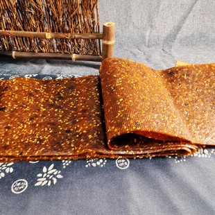 湖南特产农家酸枣刮片子干皮芝麻手工酸枣糕益阳农家自制有糖