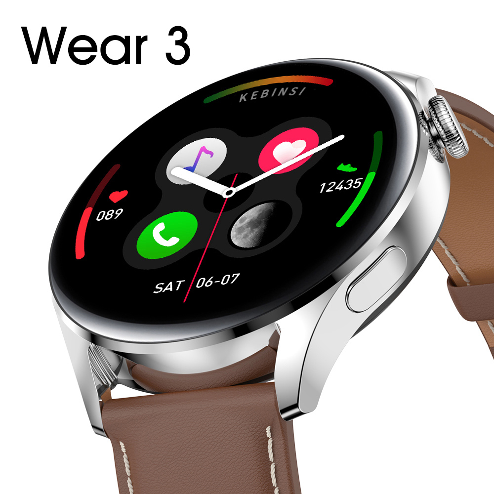 华为适用watch3智能手表gt3华强北iwatch运动多功能太空人科技蓝牙可接打电话男士女自律心率血压手环gt2 pro