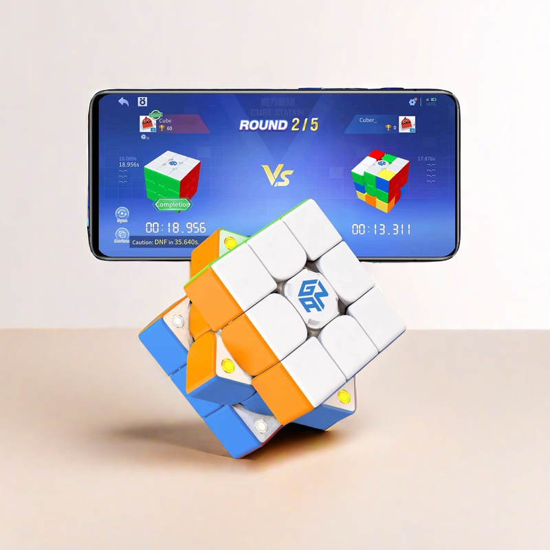 GAN356icarry智能磁力三阶魔方连接手机电子比赛专用儿童益智魔方