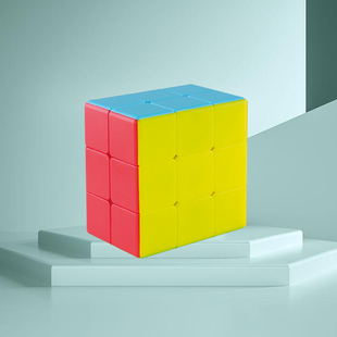 实色233魔方幼儿学生成人比赛专用异形223二二三三阶魔方益智玩具