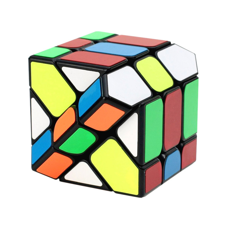 永骏三阶移棱魔方黑色异形3阶创意学生学校益智比赛玩具