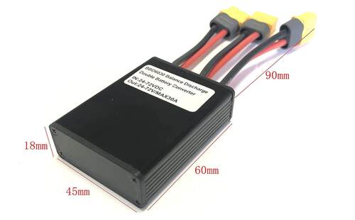 20V-72V双电池并联模块均衡模块增加容量电池组电池组管理系统并