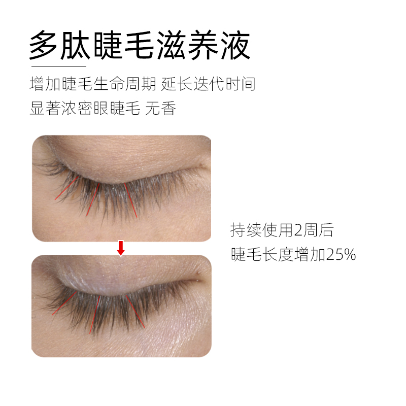 多肽睫毛滋养液稳固毛囊