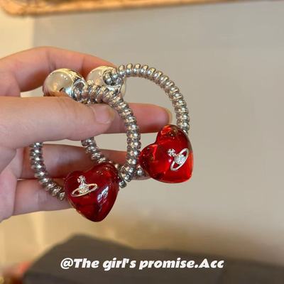 巨巨巨显白透红土星电话线发绳