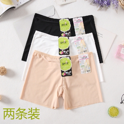 薄款冰丝加裆防走光不卷边安全裤