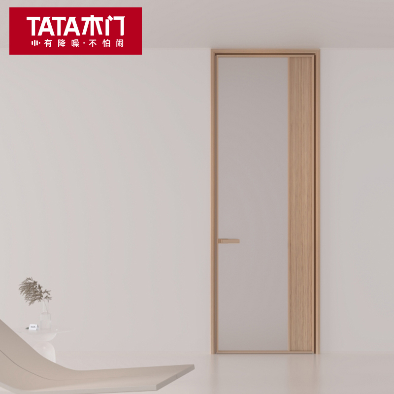 TATA木门卫生间门北欧风玻璃门
