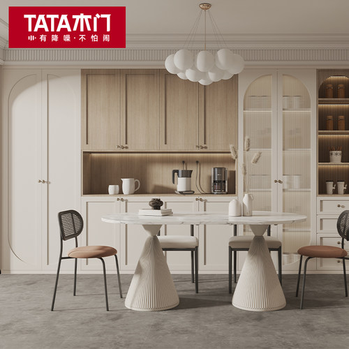 TATA木门定制油漆弧形柜门