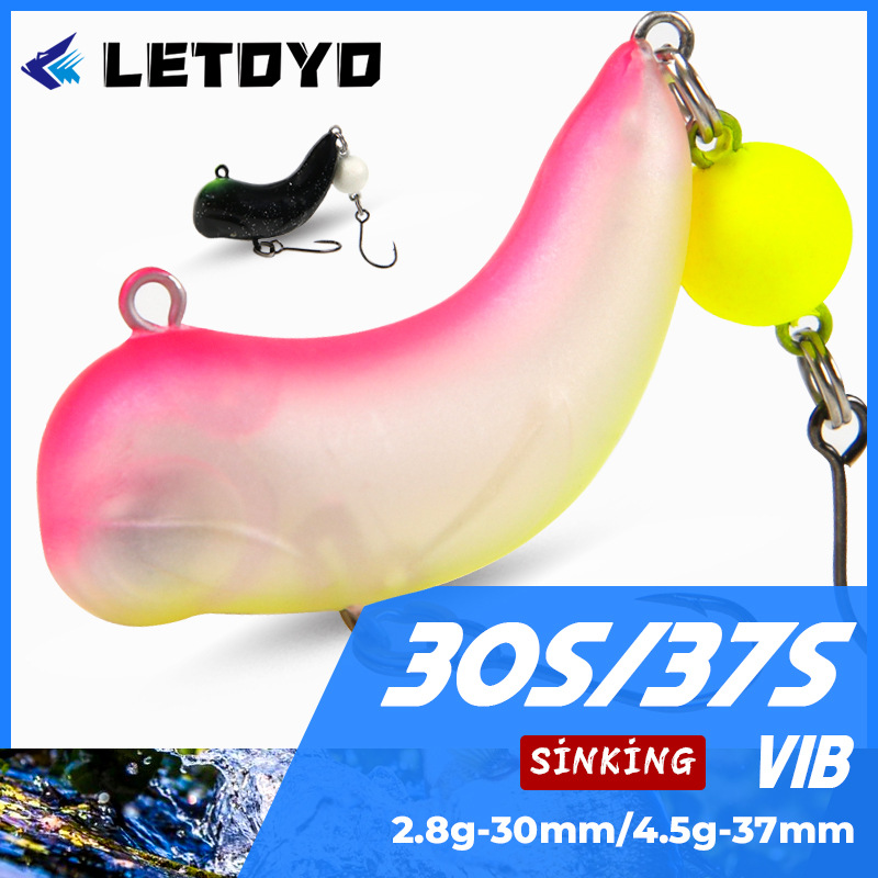 LETOYO 日系沉水vib小河豚微物路亚饵假饵2.6g4.5g鳟鱼马口鱼饵
