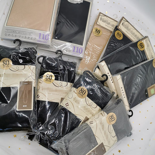 tutu日系打底裤薄款黑肉色