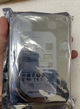 希捷 ST8000VX004监控8Tb机械硬盘3.5寸监控硬盘8Tb硬盘SATA串口