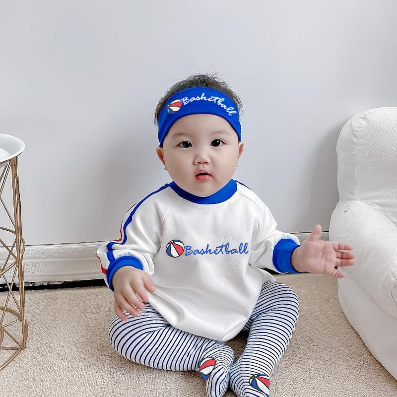 春秋季婴儿连体衣套装超洋气纯棉爬服男女宝宝三角包屁哈衣外出服