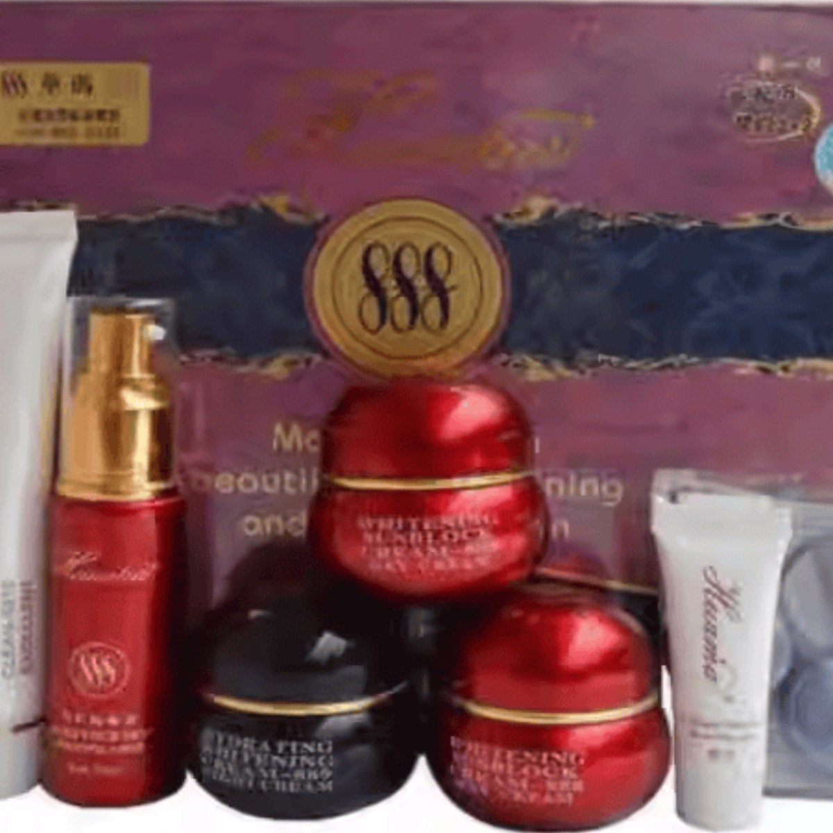 一代台湾华玛888五件套护护肤品