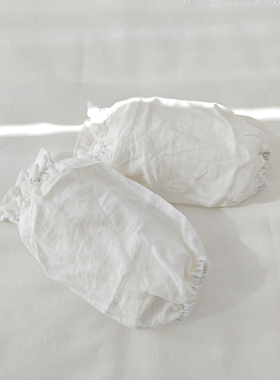 纯汉麻原白色无染色无漂白家居用品防脏套袖袖套