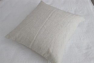 新品法国亚麻雨露麻9支加厚水洗麻靠垫抱枕套不含芯