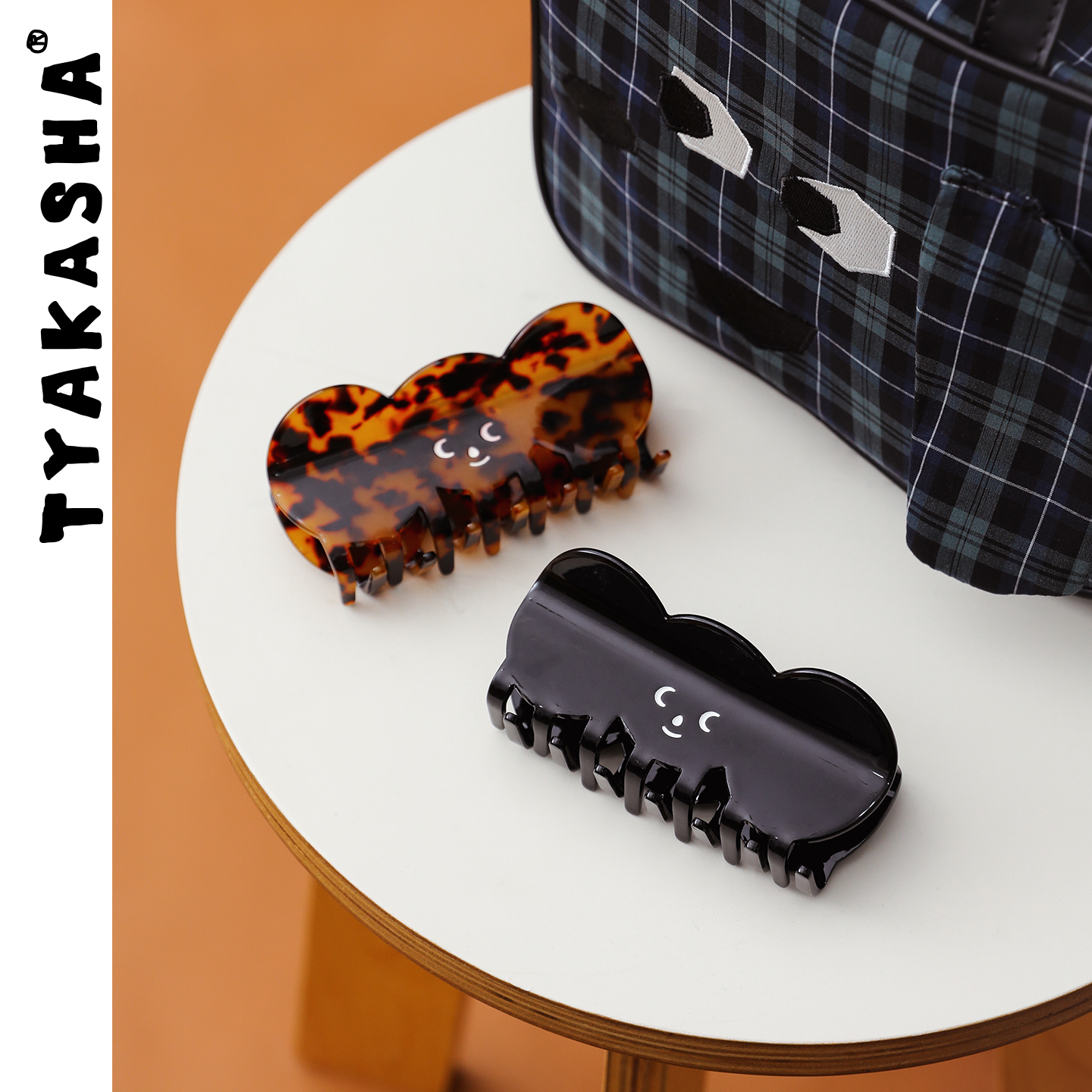 TYAKASHA塔卡沙发夹头饰鲨鱼夹夹子小众设计抓夹