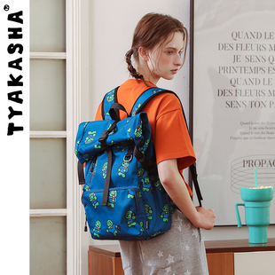 TYAKASHA塔卡沙书包2025夏季新款大容量双肩包趣味上学书包背包