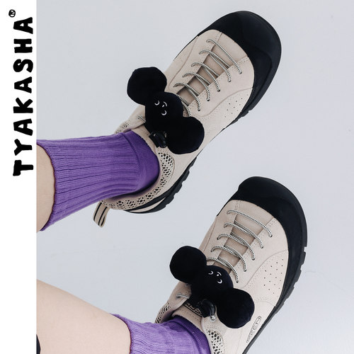 TYAKASHA塔卡沙鞋花oring玩偶造型鞋花休闲鞋系带鞋配饰鞋花