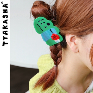TYAKASHA塔卡沙发夹女鲨鱼夹2025夏季新款夹子头饰小众设计抓夹
