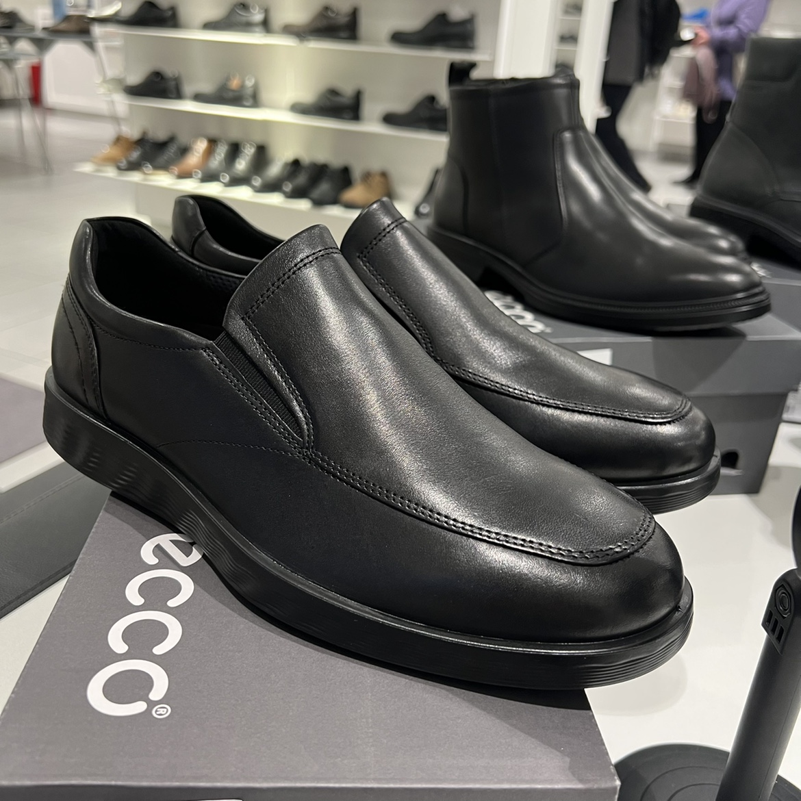 男鞋ECCO爱步皮鞋商务休闲520314