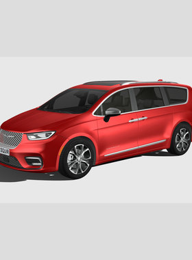 克莱斯勒 Pacifica 2021 汽车3D模型 三维轿车FBX模型PBR写实模型