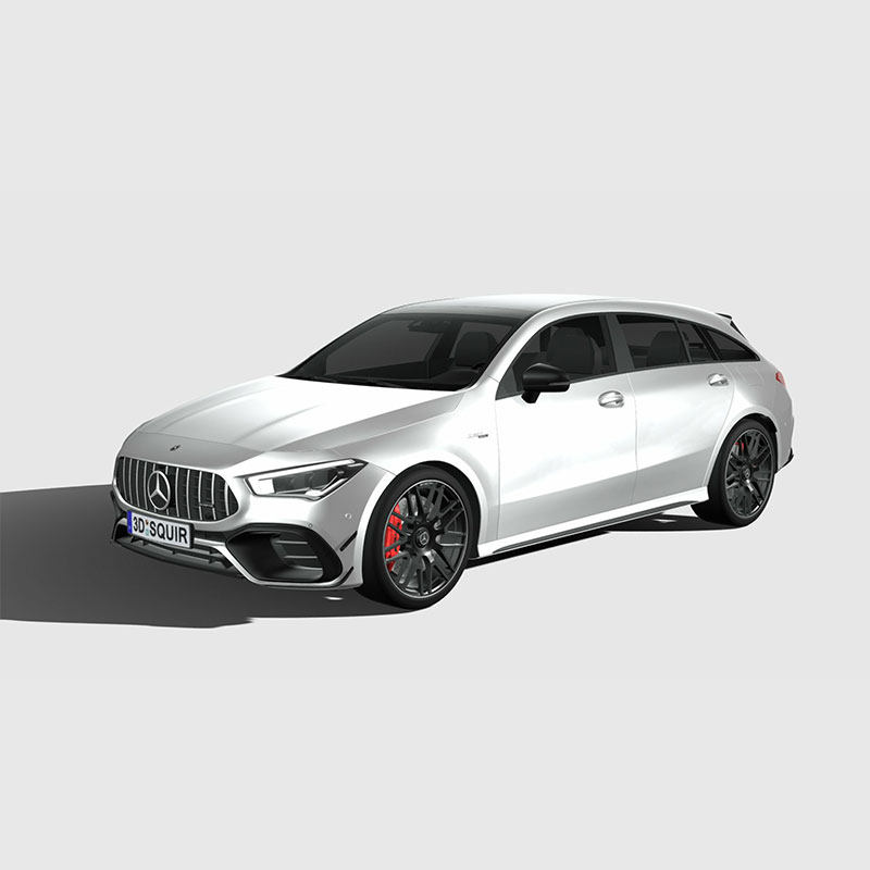 357.梅赛德斯奔驰Mercedes-BenzCLA45 S AMG  3D模型 FBX汽车模型