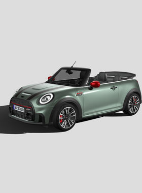 宝马MINI帐篷车 汽车3D模型 三维轿车FBX模型PBR写实模型 Blender