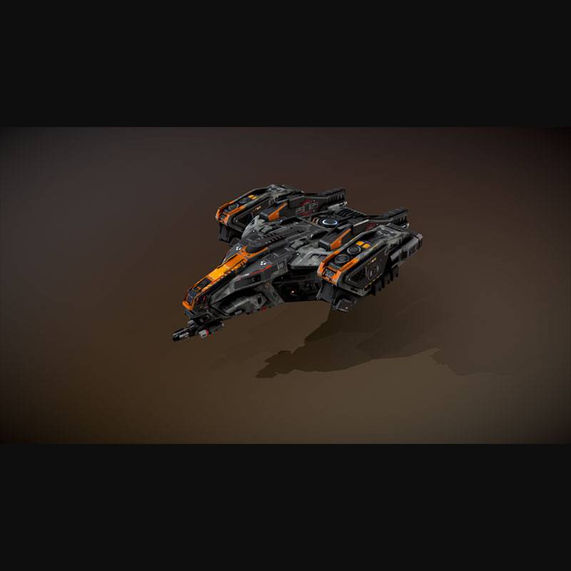 23.SF运输机宇宙飞船 外星战舰 太空飞船 3D模型 FBX模型