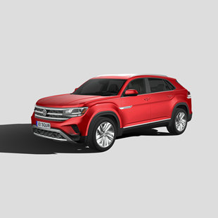 大众 Atlas 汽车3D模型 三维轿车FBX模型PBR写实模型 Blender