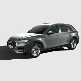 369.奥迪Q5  Audi Q5 2021 3D模型 FBX汽车模型源文件