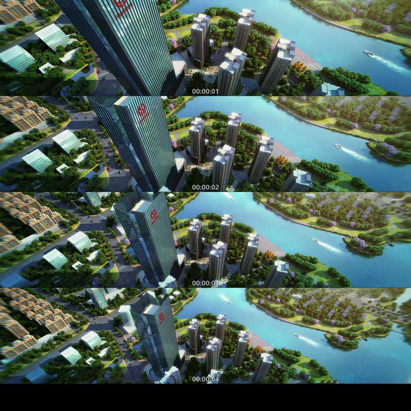 三维城市建筑漫游城市规划动画 3D动画 三维建筑漫游 城市宣传片