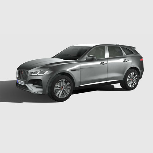 371.捷豹F-Pace  Jaguar regular 2021 3D模型 FBX汽车模型