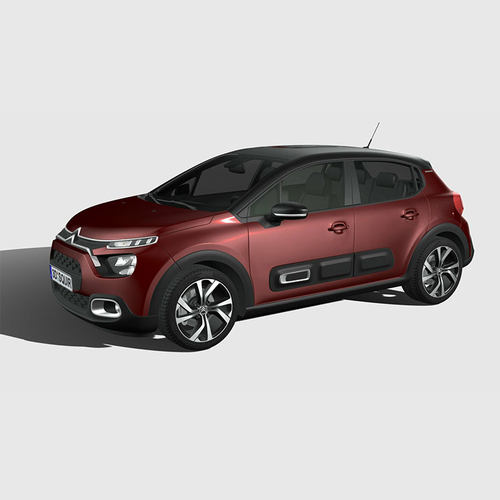 352.雪铁龙C3  Citroen C3 2020 3D模型 FBX汽车模型源文件