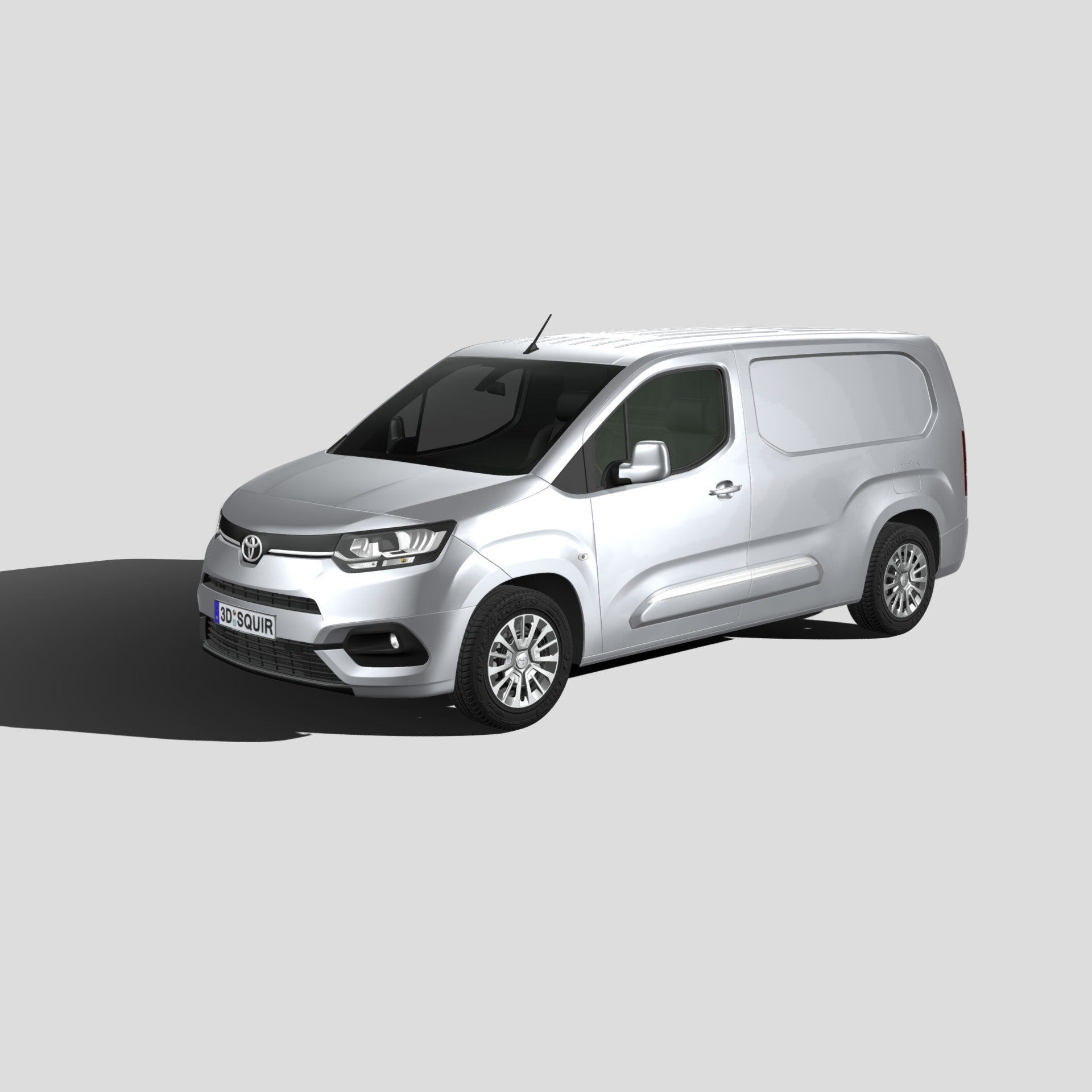 丰田 Pro Ace 汽车3D模型 三维轿车FBX模型PBR写实模型 Blender