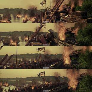 古代攻城打仗战争宋代战争3D动画三维建筑漫游城市宣传片视频素材