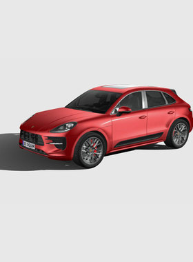 328.保时捷 Macan GTS 2020 3D模型 FBX汽车模型源文件