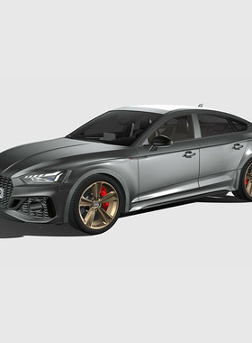 373.奥迪  Audi RS5 Sportback 2020 3D模型 FBX汽车模型源文件