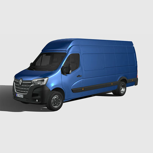 385.雷诺  Renault Master L4H3 2020 3D模型 FBX汽车模型源文件