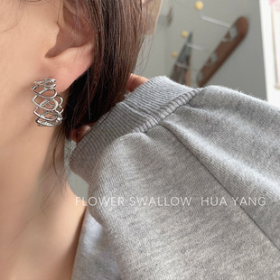 FLOWERWALL 译花漾爱心耳环女小众设计感耳钉简约ins风气质女神范