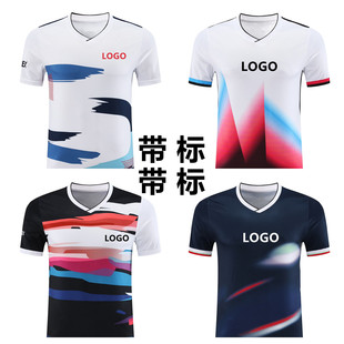 新款尤尼羽毛球服套装速干透气男女短袖上衣T恤比赛运动大赛服