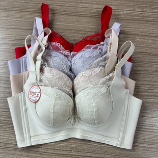 新款安芝娜6601调整型聚拢王中薄A杯弹力肩带收副乳液态底围文胸