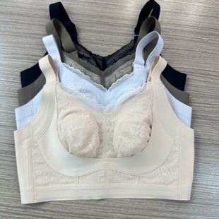 可媛Y863超薄CD杯蕾丝贴合内衣聚拢防副乳下垂调整型大提拉文胸
