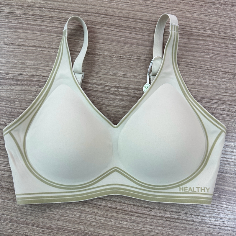 推荐光面无痕运动内衣无钢圈聚拢背心式文胸美背女士内衣18