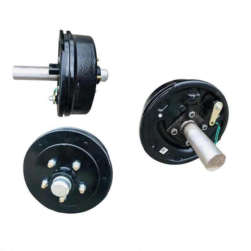 拖挂房车游艇10寸12寸手电刹法兰轮毂车轴半轴 5*114.3 6-139.7