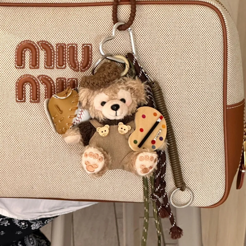 miu系编织绳大牌风钥匙扣挂件